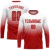White Red Sublimation Soccer Uniform Jersey, Custom Team Soccer Jersey Shirt