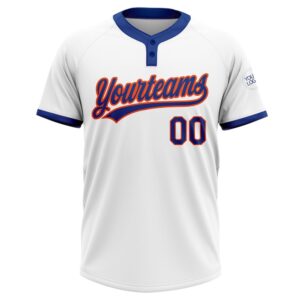 White Royal Orange Two Button Unisex Softball Jersey Custom Team Softball Jersey 2 jiy98q.jpg