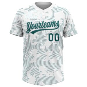 White Teal Gray 3D Pattern Curve Lines Two Button Unisex Softball Jersey Custom Team Softball Jersey 2 iohyfw.jpg
