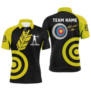 Yellow Archery Polo For Men Custom Archery&hellip;