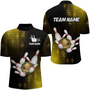 Yellow Bowling Shirts Men Women Bowling Team&hellip;