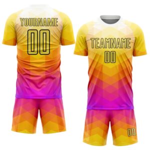 Yellow Hot Pink Black Geometric Shapes Sublimation Soccer Uniform Jersey Custom Team Soccer Jersey Shirt 2 q25eoz.jpg