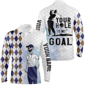 Your Hole Is My Goal Argyle Pattern&hellip;