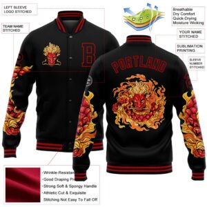 Custom Black Red Dragon 3D Pattern Design&hellip;
