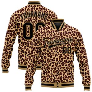 Custom Brown Black Old Gold Leopard 3D&hellip;
