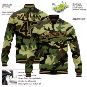 Custom Camo Black Old Gold Jungle Camouflage&hellip;