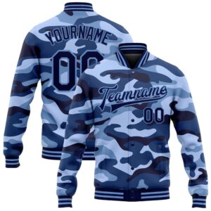 Custom Camo Navy Light Blue Ocean Camouflage&hellip;