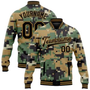 Custom Camo Old Gold Black Digital Camouflage&hellip;
