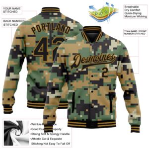 Custom Camo Old Gold Black Digital Camouflage&hellip;