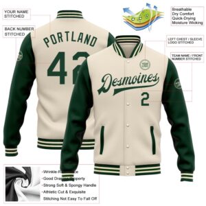 Custom Cream Green Bomber Full Snap Varsity Baseball Jacket Custom Team Jacket 2 bkxi2i.jpg