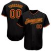 Black Crimson-Cream Authentic Fade Fashion Baseball Jersey, Custom Baseball Jersey, Personalized Sport Jersey