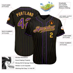 Black Gold Pinstripe Purple Gold Authentic Baseball Jersey Custom Baseball Jersey Personalized Sport Jersey 2 uasvq4.jpg