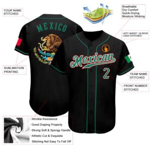 Black Kelly Green Red Authentic Mexican Flag Fashion Baseball Jersey Custom Baseball Jersey Personalized Sport Jersey 2 q5hvap.jpg