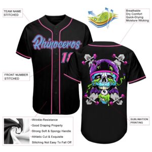 Black Light Blue Pink Authentic Skull Fashion Baseball Jersey Custom Baseball Jersey Personalized Sport Jersey 2 kgfnwr.jpg