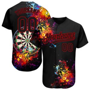 Black Red 3D Pattern Design Dart Board&hellip;