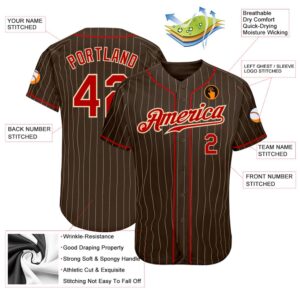 Brown Cream Pinstripe Red Cream Authentic Baseball Jersey Custom Baseball Jersey Personalized Sport Jersey 2 ncxkkl.jpg