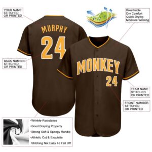 Brown Gold White Authentic Baseball Jersey Custom Baseball Jersey Personalized Sport Jersey 2 jtl82j.jpg