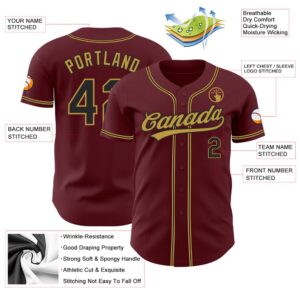 Burgundy Black Old Gold Authentic Baseball Jersey Custom Baseball Jersey Personalized Sport Jersey 2 iqxxxp.jpg