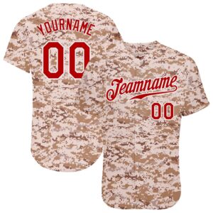 Camo Red-White Authentic Salute To Service Baseball&hellip;