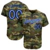 Camo Royal-Red Authentic Salute To Service Baseball Jersey, Custom Baseball Jersey, Personalized Sport Jersey