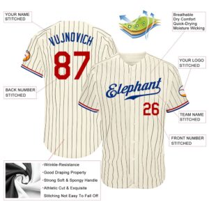 Cream Black Pinstripe Red Royal Authentic Baseball Jersey Custom Baseball Jersey Personalized Sport Jersey 2 nkgmev.jpg