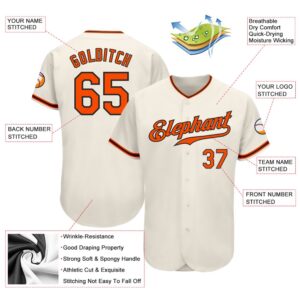Cream Orange Black Authentic Baseball Jersey Custom Baseball Jersey Personalized Sport Jersey 2 uwazij.jpg