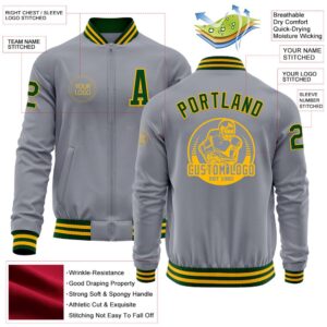 Custom Gray Green Gold Bomber Varsity Baseball Jacket Custom Team Jacket 2 vxh4wp.jpg
