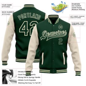 Custom Green Green Cream Bomber Full Snap Varsity Baseball Jacket Custom Team Jacket 2 sxa3ey.jpg