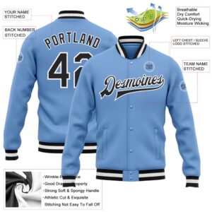 Custom Light Blue Black White Bomber Full Snap Baseball Jacket Custom Team Jacket 2 fzsud8.jpg
