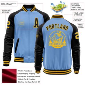 Custom Light Blue Gold Black Bomber Varsity Baseball Jacket Custom Team Jacket 2 s5acqi.jpg