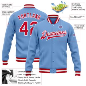 Custom Light Blue Red White Bomber Full Snap Baseball Jacket Custom Team Jacket 2 z9ix0x.jpg