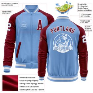 Custom Light Blue White Crimson Bomber Varsity Baseball Jacket Custom Team Jacket 2 idtiil.jpg