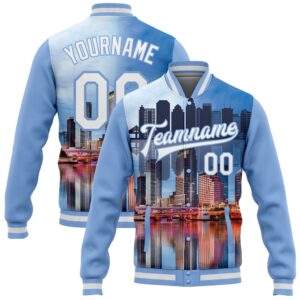 Custom Light Blue White Tampa Florida City&hellip;