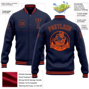 Custom Navy Orange Bomber Full Snap Baseball Jacket Custom Team Jacket 2 bbbsl7.jpg