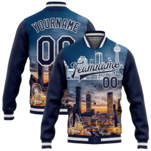 Custom Navy White Atlanta Georgia City Edition&hellip;