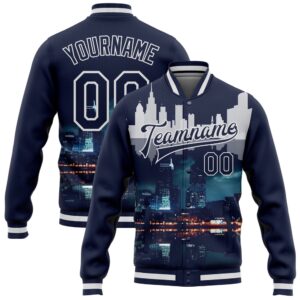 Custom Navy White Detroit Michigan City Edition&hellip;