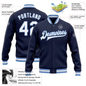 Custom Navy White Light Blue Bomber Full Snap Baseball Jacket Custom Team Jacket 2 a8dlgl.jpg