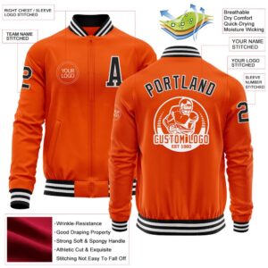 Custom Orange Black White Bomber Varsity Baseball Jacket Custom Team Jacket 2 cibzwm.jpg