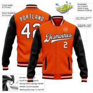 Custom Orange White Black Bomber Full Snap Varsity Baseball Jacket Custom Team Jacket 2 trhmc0.jpg
