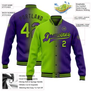 Custom Purple Neon Green Black Bomber Full Snap Varsity Letterman Gradient Fashion Jacket Custom Team Jacket 2 zg6rxe.jpg