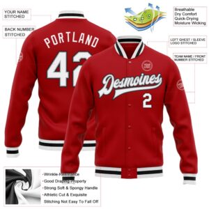 Custom Red White Gray Black Bomber Full Snap Baseball Jacket Custom Team Jacket 2 lv5te6.jpg