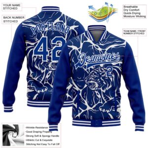 Custom Royal White Abstract Network And Tiger 3D Pattern Design Bomber Full Snap Baseball Jacket Custom Team Jacket 2 szdeth.jpg