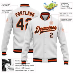 Custom White Black Orange Bomber Full Snap Baseball Jacket Custom Team Jacket 2 qbczyz.jpg