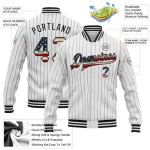 Custom White Black Pinstripe Vintage USA Flag Bomber Full Snap Baseball Jacket Custom Team Jacket 2 vo62sr.jpg