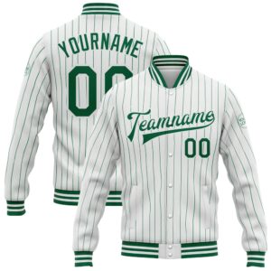 Custom White Kelly Green Pinstripe Kelly Green&hellip;