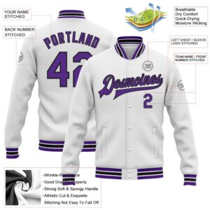 Custom White Purple Black Bomber Full Snap Baseball Jacket Custom Team Jacket 2 s5egsw.jpg