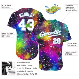 Galactic White Light Blue 3D Authentic Baseball Jersey Custom Baseball Jersey Personalized Sport Jersey 2 ix2muh.jpg
