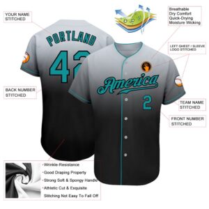 Gray Teal Black Authentic Fade Fashion Baseball Jersey Custom Baseball Jersey Personalized Sport Jersey 2 djomb6.jpg