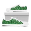 Irish Clover Saint Patrick’s Day Print Black Low Top Shoes, St Patricks Day Low Top, St Patrick Day Sneaker