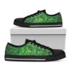 Irish Clover St. Patrick’s Day Print White Low Top Shoes, St Patricks Day Low Top, St Patrick Day Sneaker